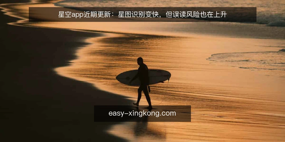 星空app近期更新：星图识别变快，但误读风险也在上升 — 近期星图识别体验的变化 配图