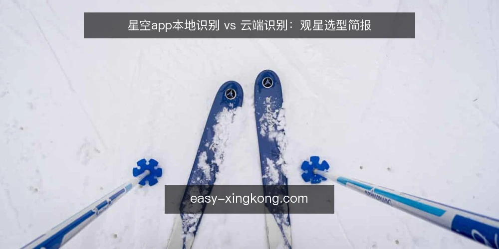 星空app本地识别 vs 云端识别:观星选型简报 — 先定义需求:观星时到底要解决什么 配图